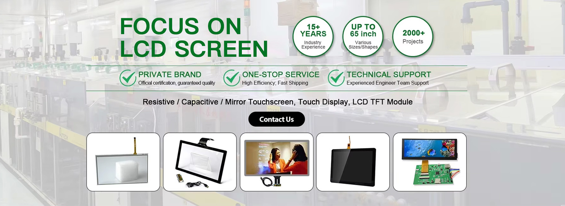 calidad Display LCD con tinta Fábrica