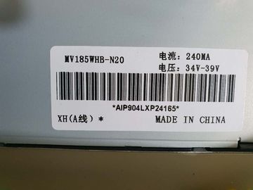 Pin BOE de MV185WHB-N20 84PPI 30 el panel de exhibición del LCD de 18,5 pulgadas