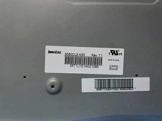 comprar Innolux 58 pulgadas Gran pantalla LCD S580DJ2-KS5 3840*2160 píxeles 76PPI 1.07 Mil millones de colores 56P online manufacture