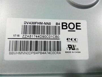 comprar BOE 43 pulgadas Gran pantalla LCD 400CCD / M2 Brillo para el reproductor de avisos online manufacture