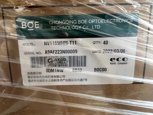 BOE 135PPI Panel de visualización LCD de 11.6 pulgadas NV116WHM-T11 1366×768Pixels