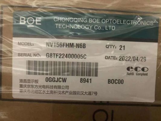 Un buen precio. 400CD/M2 30PIN 141PPI BOE Panel de monitoreo PC Pantalla LCD de 15,6 pulgadas NV156FHM-N6B en línea