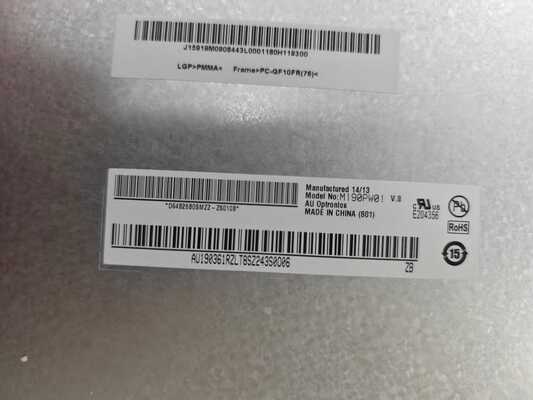 Un buen precio. Módulo LCD de escritorio AUO de 19 pulgadas con píxeles de 1440x900, brillo de 250 cd/m² y conector de 30 pines en línea