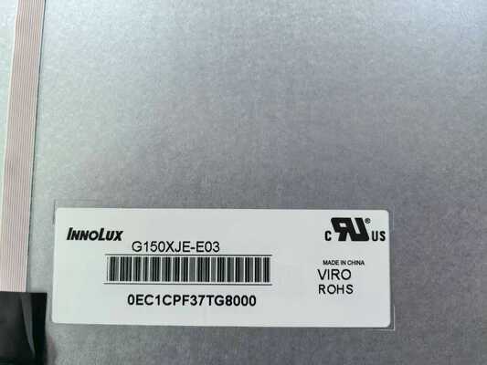 Un buen precio. Panel LCD Industrial Innolux de 15 pulgadas G150XJE-E03 con 1024*768 píxeles, 450 cd/m² de brillo y 70K horas de vida útil en línea