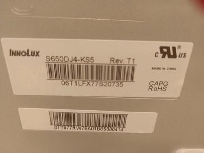 Un buen precio. Innolux 65 pulgadas LED panel de televisión LCD 3140 * 2160 píxeles 51P banda vertical RGB en línea