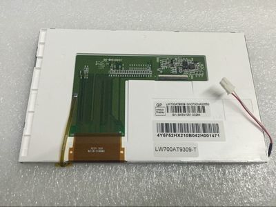 Un buen precio. Pantalla LCD para coche Chi Hsin Innolux de 7 pulgadas modelo LW700AT9009 con 800*480 píxeles, brillo de 250cd/m² y conector de 60 pines en línea