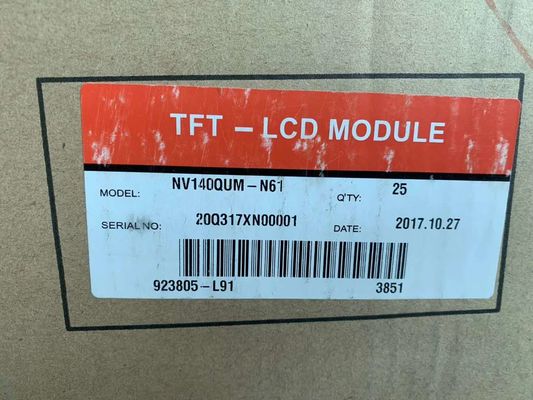 Un buen precio. Pantalla LCD BOE NV140QUM-N61 de 14 pulgadas con resolución UHD de 3840x2160, brillo de 400cd y conector de 40 pines en línea