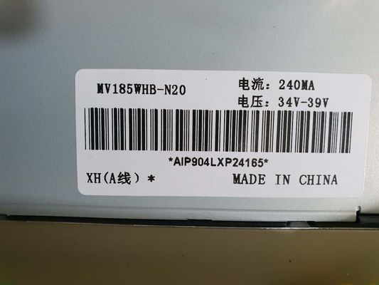 Panel de pantalla LCD BOE de 18.5 pulgadas con 1366x768 píxeles y conector de 30 pines Módulo TFT-LCD