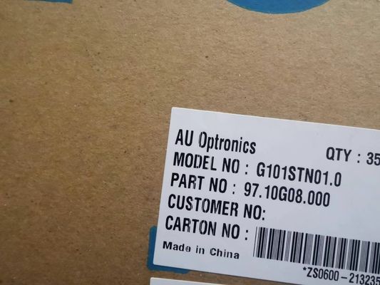 Un buen precio. 10.1 pulgadas WSVGA 117PPI Industrial pantalla de LCD AUO G101STN01.0 250cd/M2 en línea