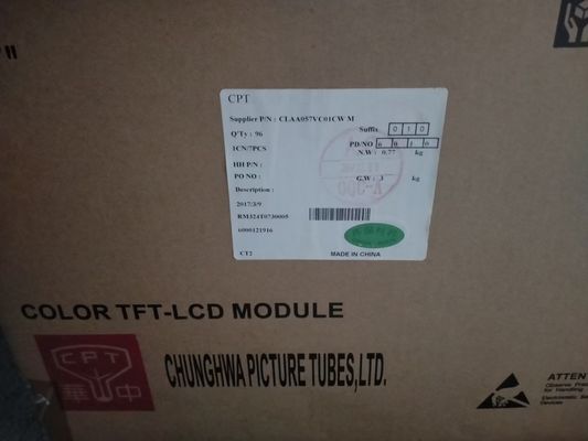 Un buen precio. 5.7 pulgadas 40 Pin Industrial LCD Panel de visualización con 220 cd/m2 Brillo y 640x480 Resolución en línea