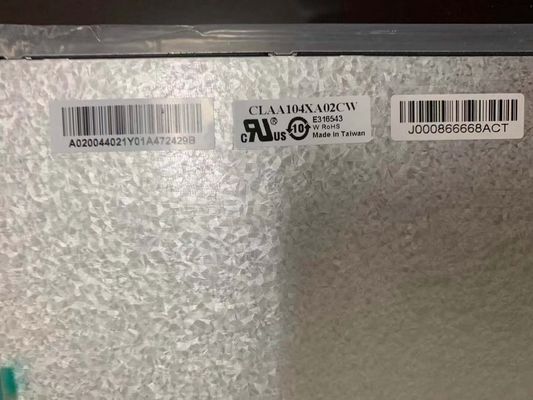 Un buen precio. Panel de LCD industrial LCM CPT de 10,4 pulgadas 220 cd/m2 1024*768 123PPI CLAA104XA02CW en línea